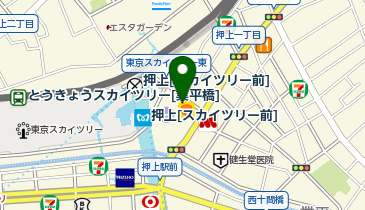 靴専科 押上店の地図画像