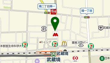 靴専科 武蔵境店の地図画像