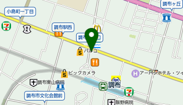 靴専科 調布店の地図画像
