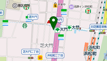 靴専科 大門店の地図画像