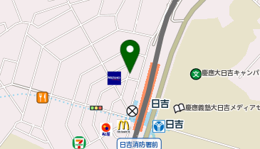 靴専科 日吉店の地図画像