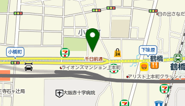 靴専科 上本町店の地図画像