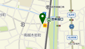 靴専科 苦楽園店の地図画像