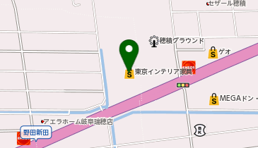 東京インテリア家具 岐阜瑞穂店の地図画像