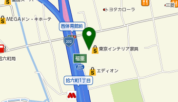 東京インテリア家具 福岡西店の地図画像