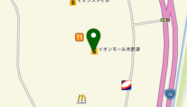 ポムの樹 イオンモール木更津店の地図画像