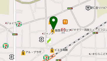 ポムの樹 高槻阪急店の地図画像