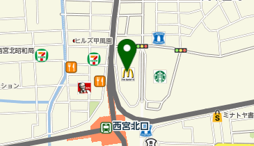 ポムの樹 アクタ西宮店の地図画像