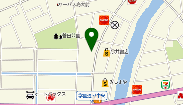 ポムの樹 松江学園通り店の地図画像
