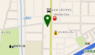 美容cut-A 山科大宅店の地図画像