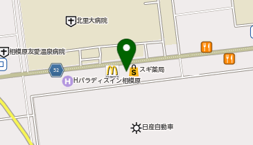 理容cut-A 北里店の地図画像