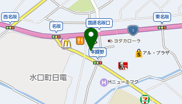 理容cut-A 水口店の地図画像