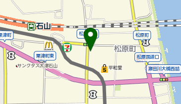 理容cut-A 石山店の地図画像