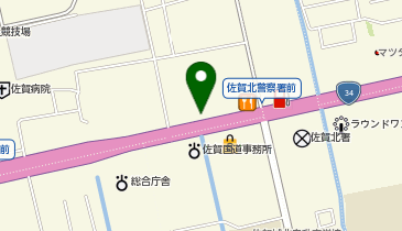 理容cut-A 佐賀店の地図画像
