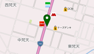 理容cut-A 本荘店の地図画像