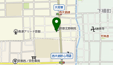 理容cut-A 大将軍店の地図画像