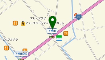 理容cut-A 婦中店の地図画像