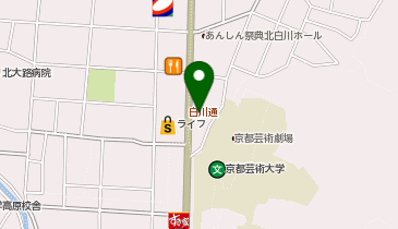 理容cut-A 北白川店の地図画像