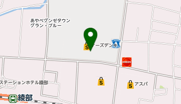 理容cut-A 綾部店の地図画像