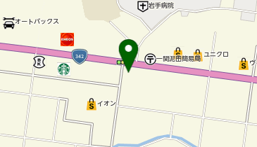 理容BARBER A-STYLE BARBER A-STYLE一関店の地図画像