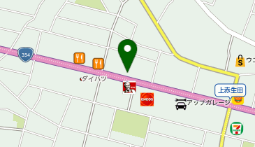 理容cut-A 館林店の地図画像