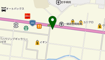 理容cut-A 一関店の地図画像