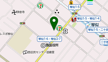 琴似駅前整骨院の地図画像