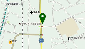 南仙台東口接骨院の地図画像