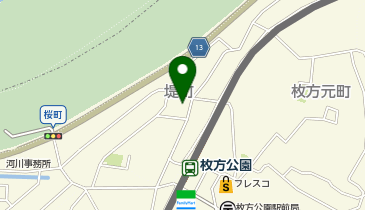 たいよう鍼灸整骨院 枚方公園院の地図画像