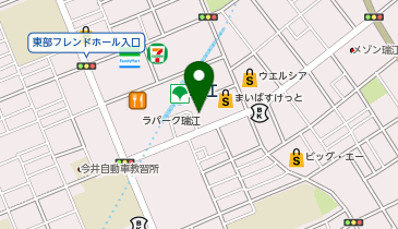 瑞江駅前接骨院の地図画像