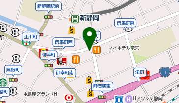 新静岡駅前接骨院の地図画像