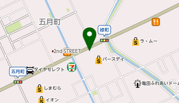 新潟亀田大通り接骨院の地図画像