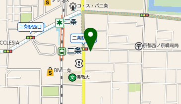 二条駅前整骨院の地図画像