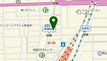 岡山駅前整骨院の地図画像