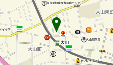 大山駅前接骨院の地図画像