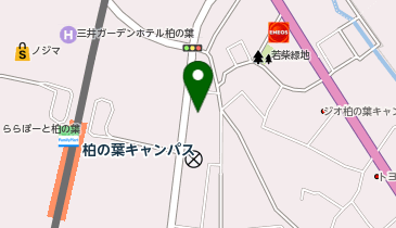 柏の葉キャンパス駅前接骨院の地図画像