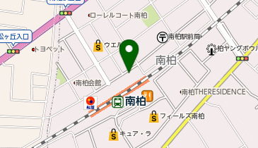 南柏駅前整骨院の地図画像