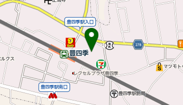 豊四季北口整骨院の地図画像