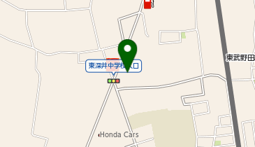 流山東深井接骨院の地図画像