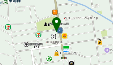 船橋北口接骨院の地図画像