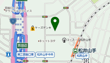 たいよう鍼灸整骨院 branch松井山手の地図画像