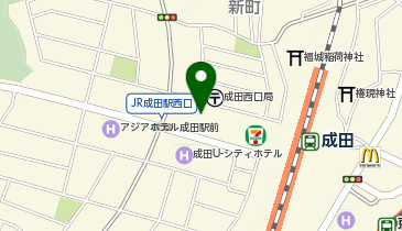 成田駅前整骨院の地図画像