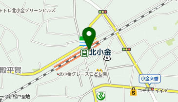 北小金南口駅前接骨院の地図画像