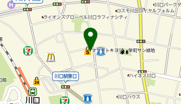 川口駅前接骨院の地図画像