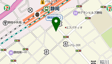 楽蔵-RAKUZO- 静岡南口駅前店の地図画像