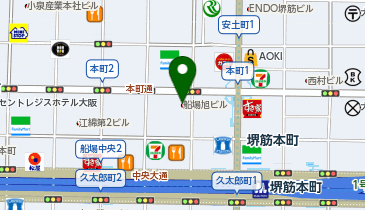 じぶんどき大阪本町駅前店の地図画像