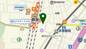 家族亭 シァル鶴見店の地図画像