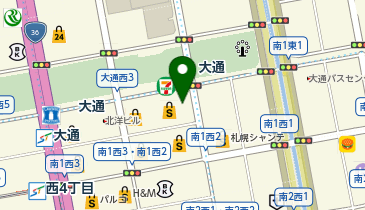 家族亭 札幌店の地図画像