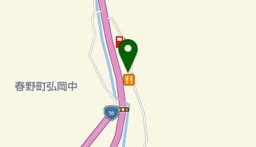 得得うどん春野店の地図画像