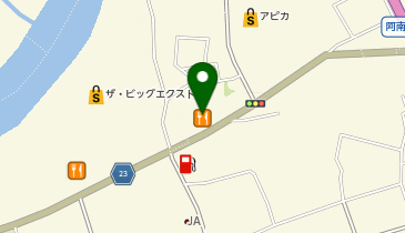 得得うどん阿南店の地図画像